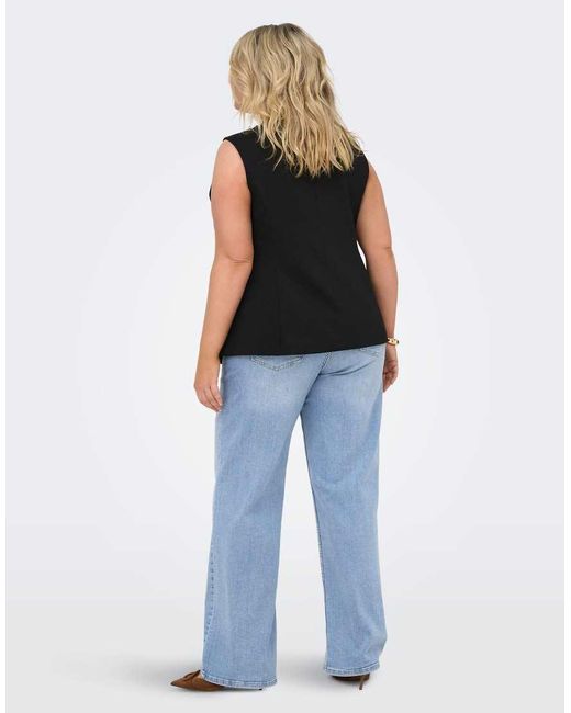 ONLY Blue Wide-Fit Jeans