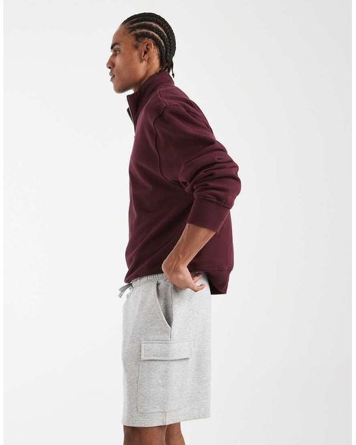 New Look Red Cargo Shorts for men