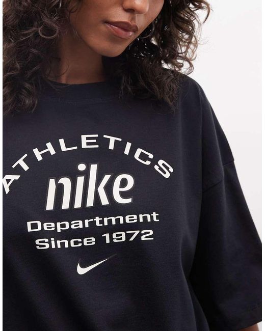 Nike Blue Athletic Dept Oversized T-Shirt