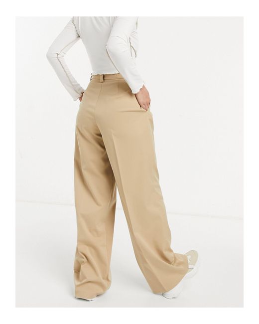 pull and bear wide leg trousers
