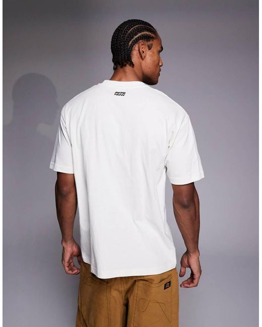 Aape By A Bathing Ape White Aape By A Bathing Ape Aape Now T-shirt for men