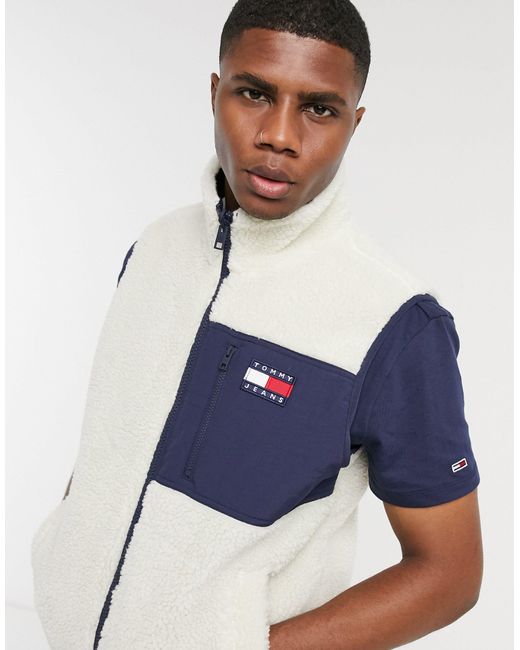 tommy hilfiger borg hoodie