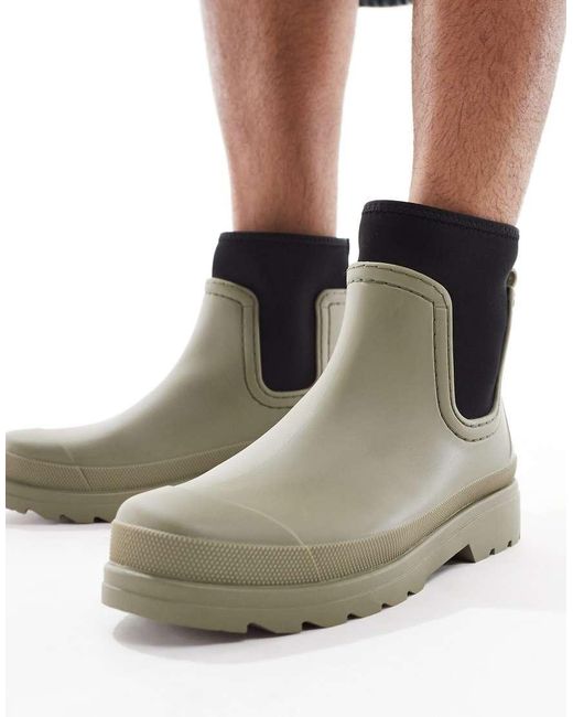 ASOS Blue Chelsea Gumboots for men