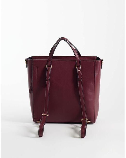 ASOS Purple Backpack Tote Bag