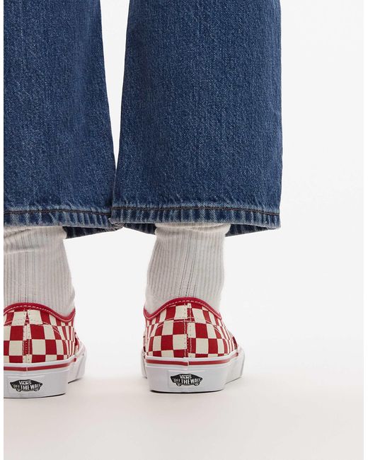 Authentic - baskets - /blanc Vans en coloris Blue