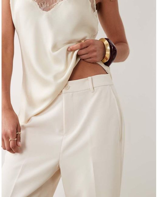 Ralph Lauren Natural Straight Leg Trousers
