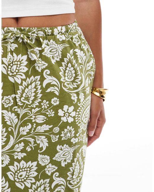 Threadbare Green – maxirock aus jersey