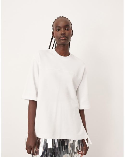 ARRANGE Natural Seam Detail Heavy Weight Oversized Tshirt