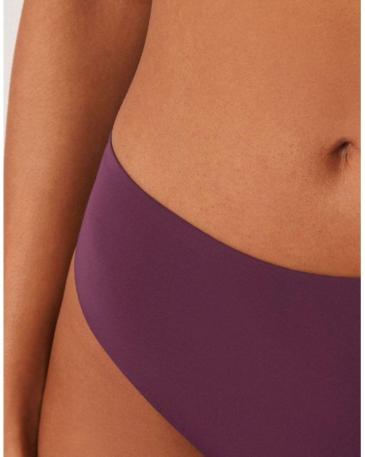 Calzedonia Purple Invisible Bonding Bikini Bottoms