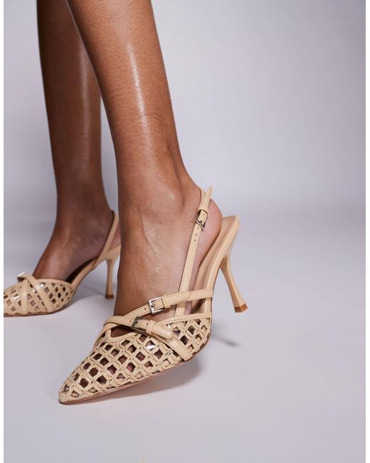 Public Desire White – smooch – absatzschuhe