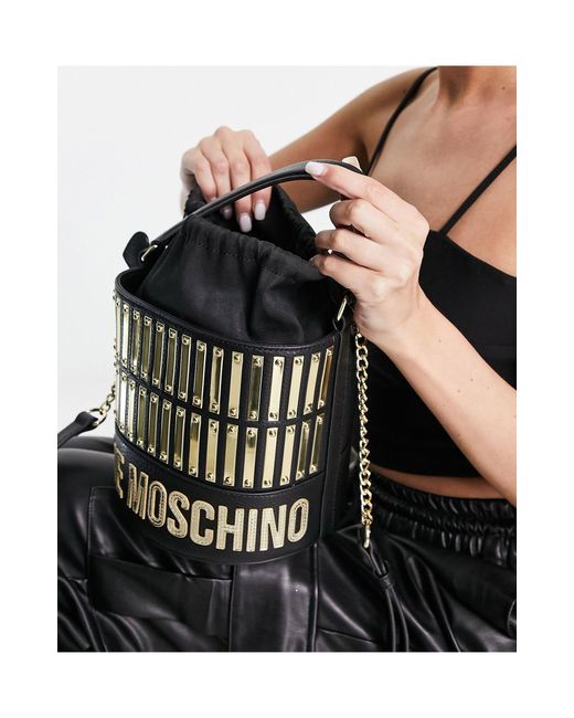 Love Moschino – beuteltasche in Schwarz | Lyst DE