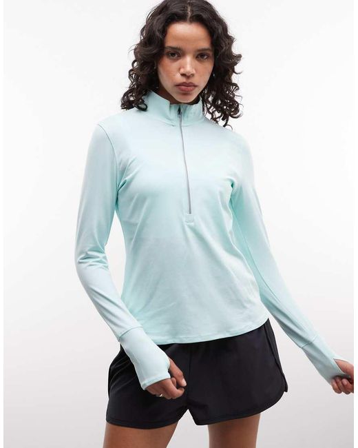 Under Armour Blue Launch Pro Half-Zip Top