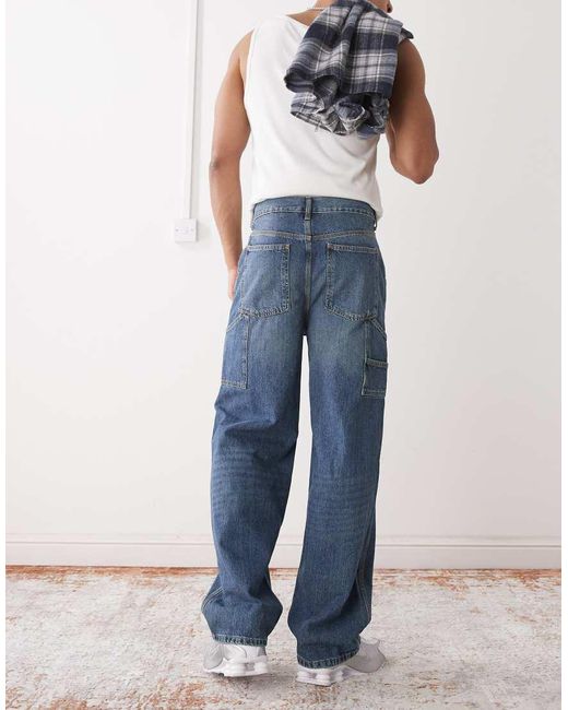 Collusion Blue X011 Carpenter Jeans for men