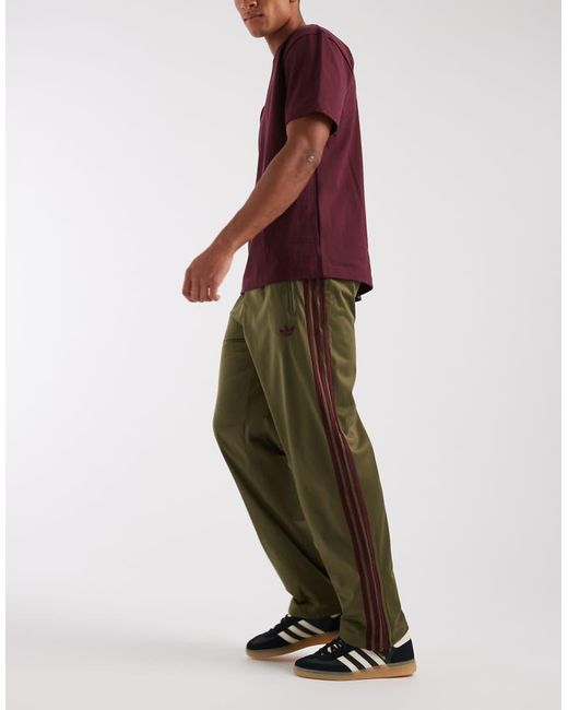 Adidas Originals Purple Firebird Track Pants for men