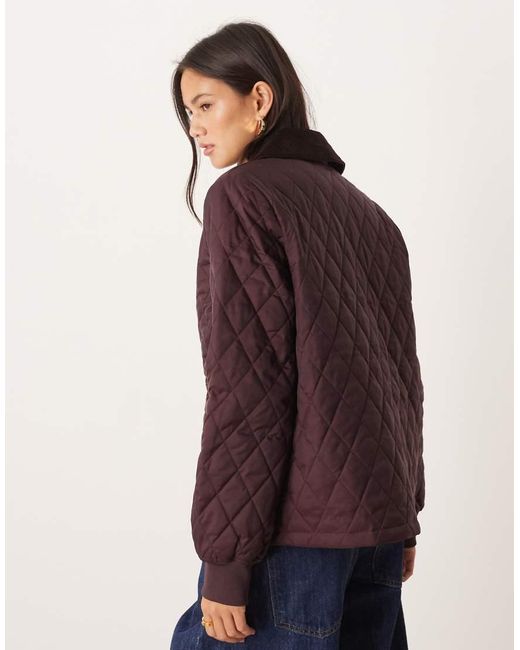 Barbour Brown Marla Quilted Jacket