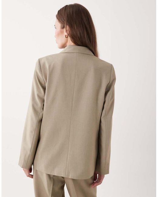 Vila Natural Tailored Blazer Co-ord