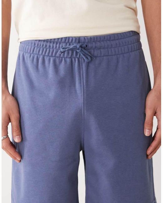 KTZ Blue La Dodgers Mini Logo Jersey Shorts for men