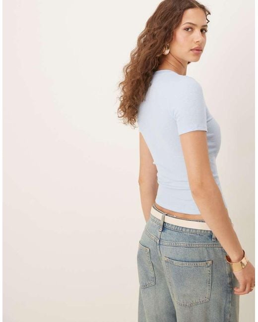 Glamorous Blue Basic T-Shirt