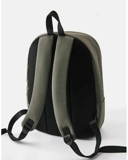 Pull&Bear Green Stwd Backpack for men