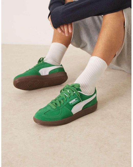 PUMA Green Palermo Sneakers