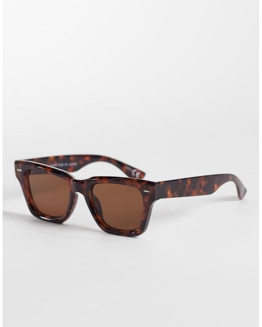 Gina Tricot Brown Classic Square Sunglasses
