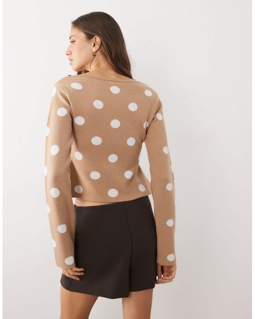ASOS Natural – feinstrick-pullover
