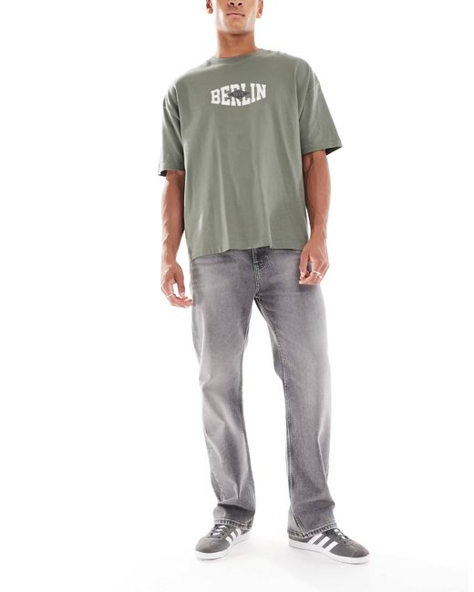 Tommy Hilfiger Gray Otis Regular Straight Jeans for men