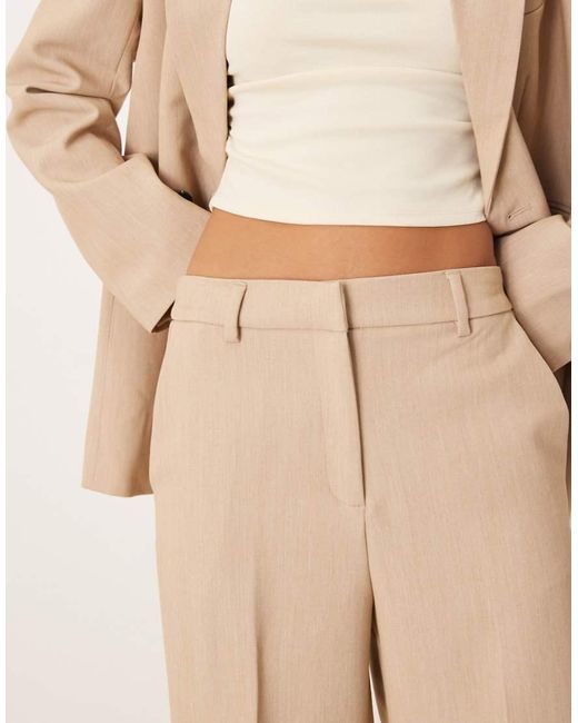 Y.A.S Natural Tailored Wide Leg Trouser Co-ord