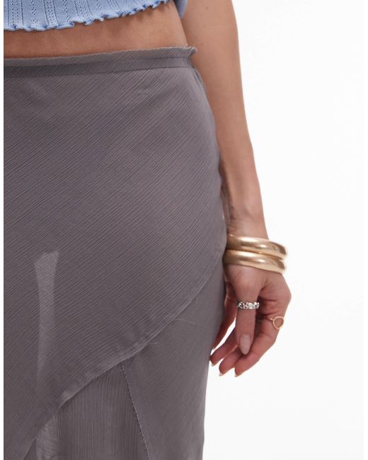 TOPSHOP Gray – transparenter 90er-rock