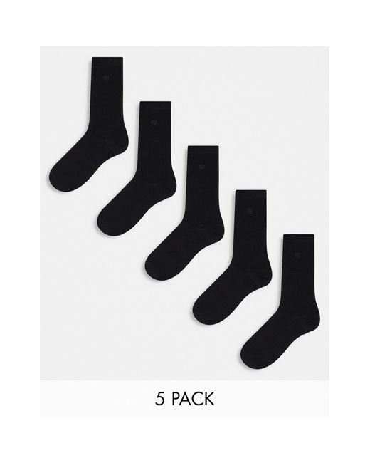 River Island White 5 Pack Socks for men