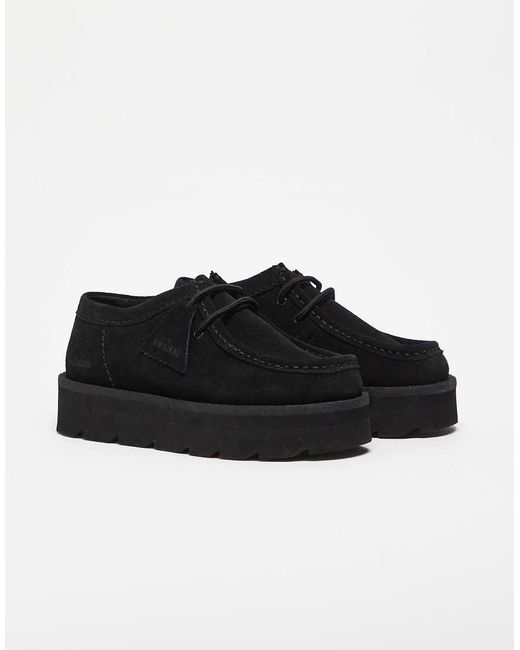 Clarks Black Meare Walla Shoe