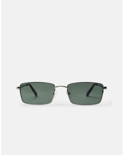 Pull&Bear Green Metallic Sunglasses for men