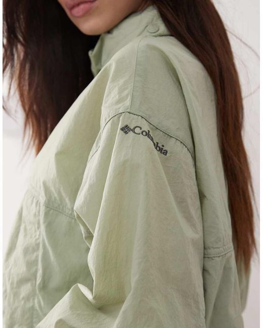 Columbia Green Paracutie Ii Windbreaker