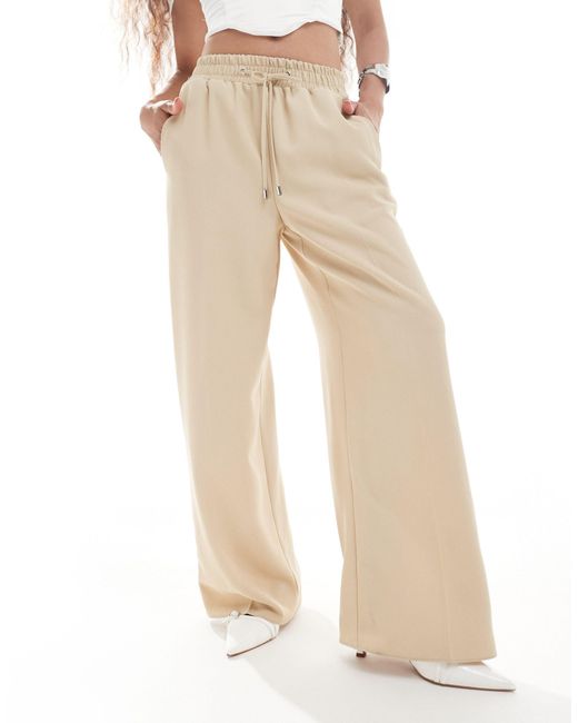 Pantalon River Island en coloris White