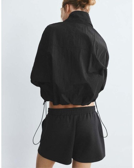Pull&Bear Black Sports Shorts