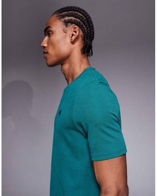 Under Armour Green Vanish Seamless Novelty Short Sleeve T-shirt for men