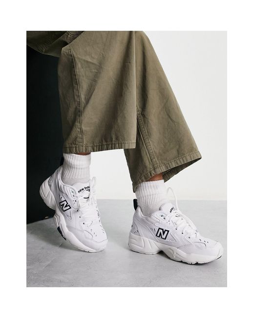 New Balance White 608 Weiße Sneakers