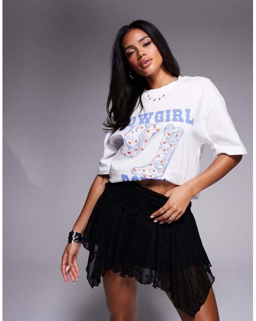 Princess Polly Black Ayra Lace Asymmetric Hem Fairy Mini Skirt