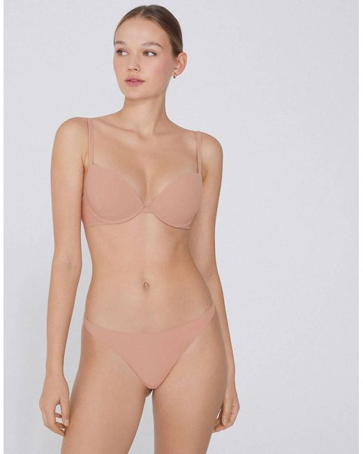 Tezenis Brown Microfibre G-String