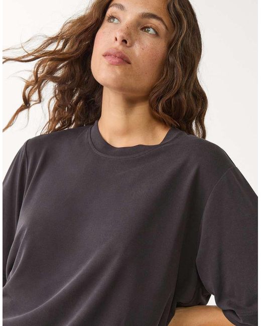 Stradivarius Black Oversized T-shirt