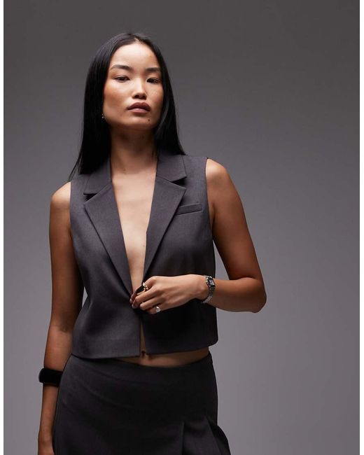 ONLY Elegante Gilet in het Gray