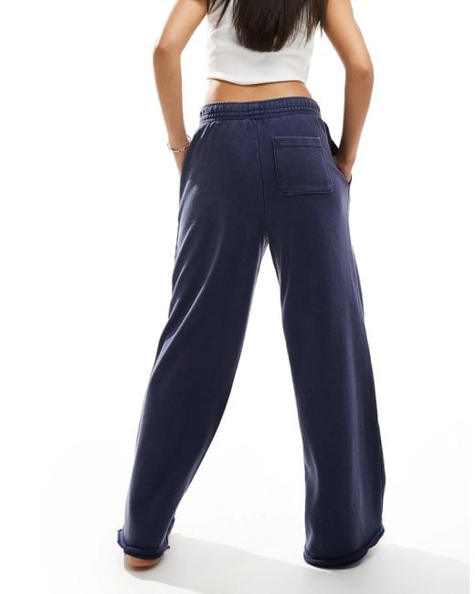 PacSun Blue Wide Leg Tracksuit Trousers