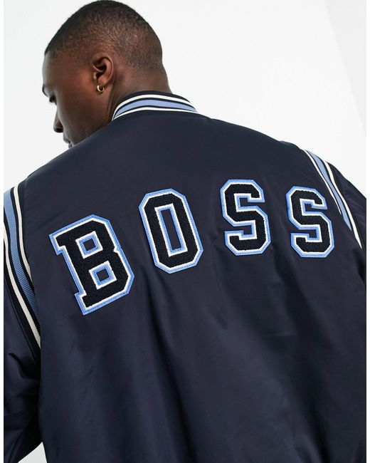 Boss Boss – orange oronzo – college-jacke in Blue für Herren