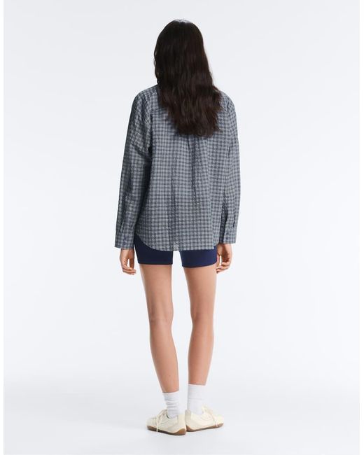 Oysho Blue Long Sleeve Shirt