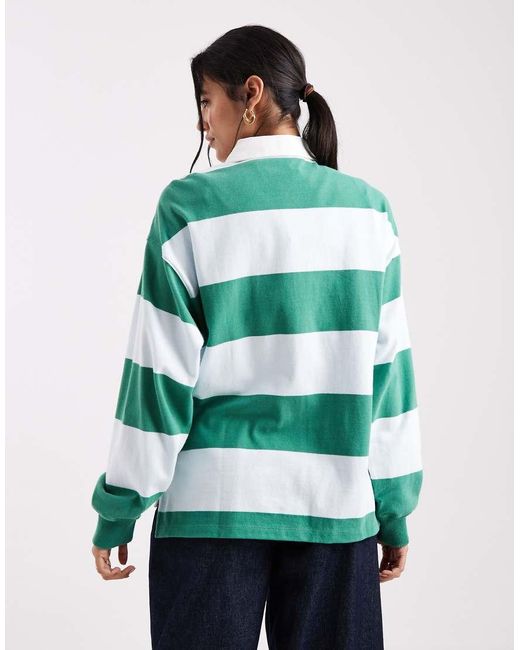 Levi's Green Reenie Long Sleeve Polo Shirt