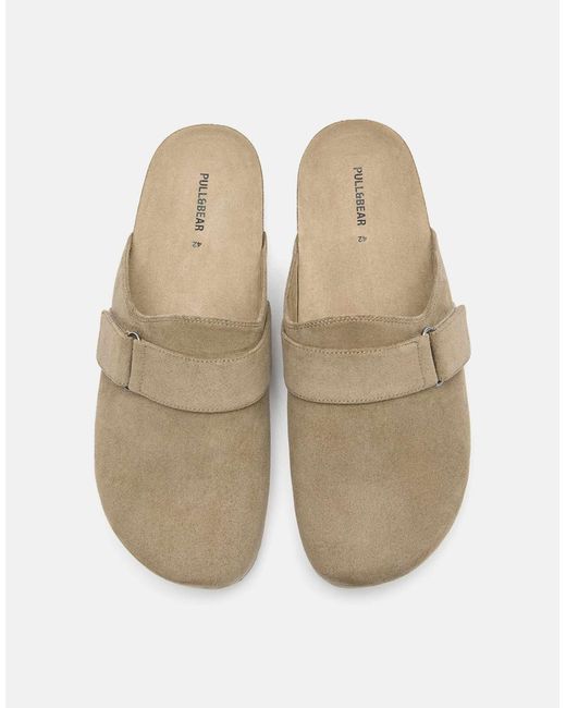 Pull&Bear – clogs in White für Herren