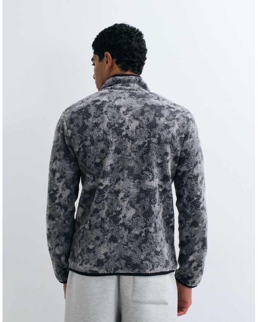 Regatta Blue Frankie Borg Half Zip Lightweight Fleece for men
