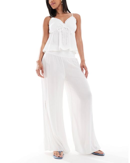 Superdry White – strandhose