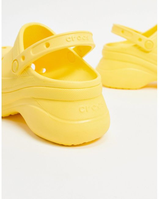 yellow bae crocs