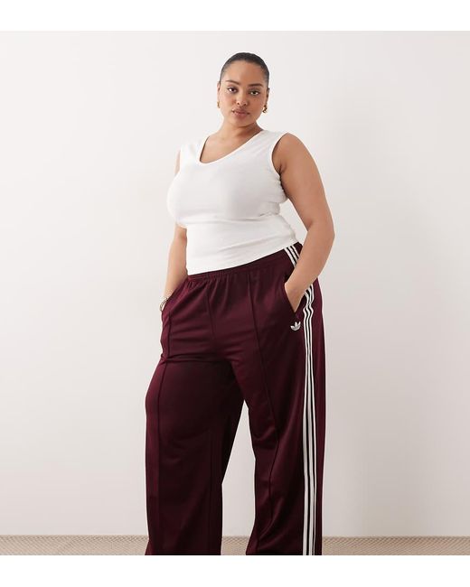 Adidas Originals White Plus Firebird Loose Track Pants